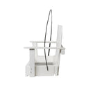 Amish Made Recycled Plastic Swing Bird Seed Feeder in White