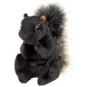 Acorn Black Plush Squirrel, 7" Woodland Stuffed Animal by Bearington Collection