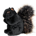 Acorn Black Plush Squirrel, 7" Woodland Stuffed Animal by Bearington Collection