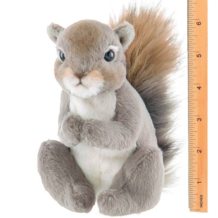 Bearington Collection Lil' Peanut The Squirrel, 6" Plush Stuffed Animal