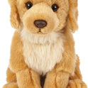 Living Nature Golden Retriever Plush Toy, 8" Dog, Eco-Friendly