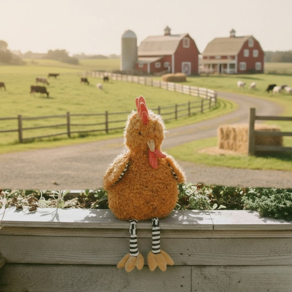 Bunnies By The Bay Randy the Rooster, Soft, Plush Stuffed Animal