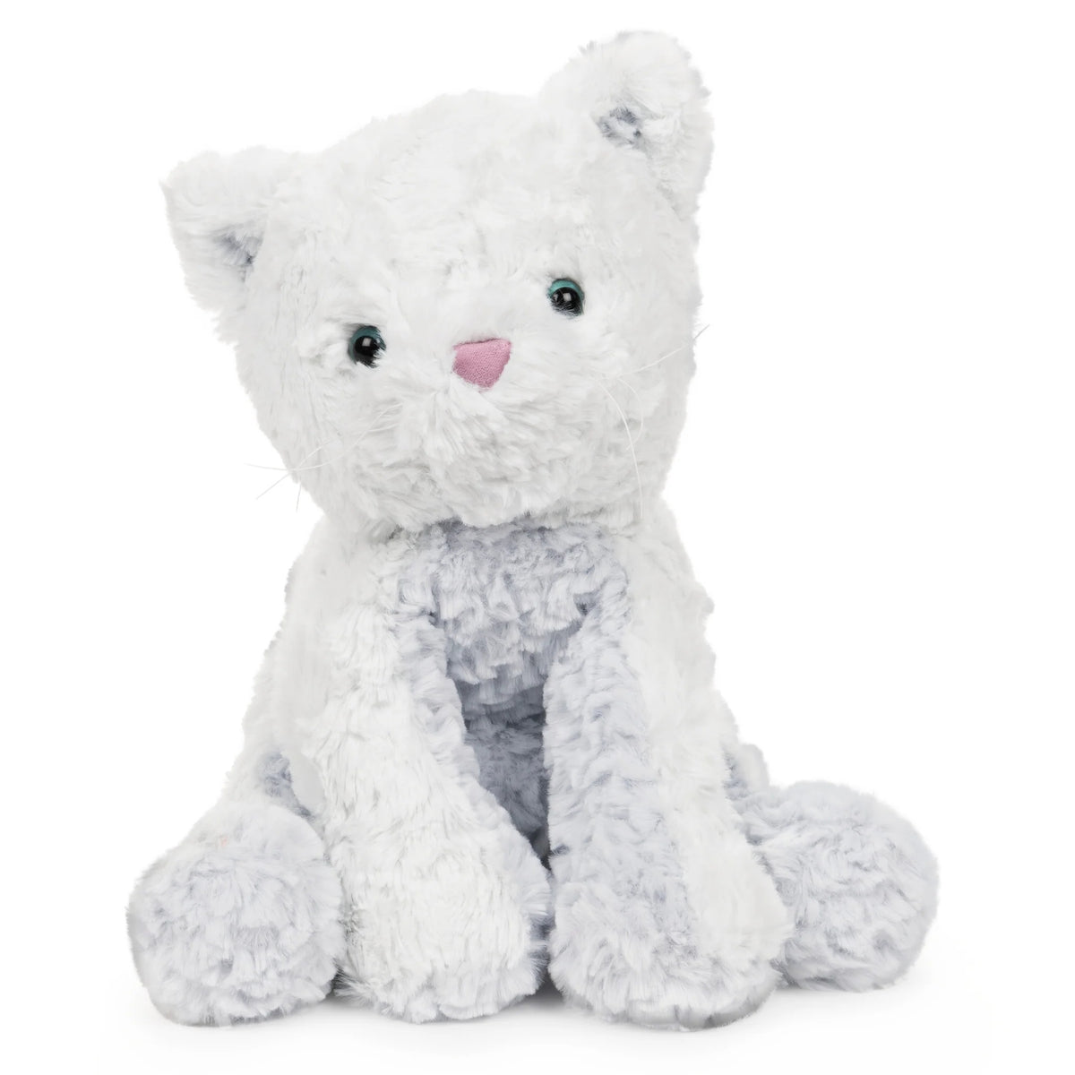 Gund Cozys Collection Cat Stuffed Animal Plush, White and Gray, 10"