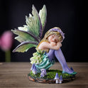 Miniature Resin Sleeping Fairy Figurine Fantasy Garden & Terrarium Decor