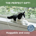 Bearington Collection Lil' Domino the Black & White Cat, Tuxedo Kitten Plush 8"