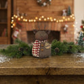 Rudy the Reindeer 6" Rustic Primitive Fabric Doll Christmas Figurine