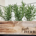 Handmade Reclaimed Wood Rustic Herb Planter, 14" Trough Planting Box