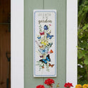 Life is Better in the Garden Metal Sign 16x5.25 Butterfly Wall Art Outdoor Decor