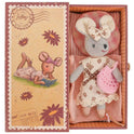 Levlovs Mouse Sophia, Mini Plush Doll in Keepsake Drawer Box with Bedding