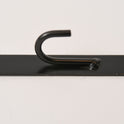 Black Iron 18" Wall Mount Hand-Crafted Holiday Wreath & Taper Candle Holder