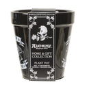 Alchemy England Gothic Planter Black Ceramic Catnip Feline Fine Flower Pot