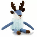 Levlovs Blue Plush Reindeer Luka in Friends Keepsake Box with Bedding
