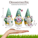 Garden Guardians Set of Three 6" Colorful Gardening Gnome Figurines