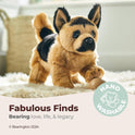 Bearington German Shepherd Dog Chief, Soft Plush Realistic Stuffed Animal