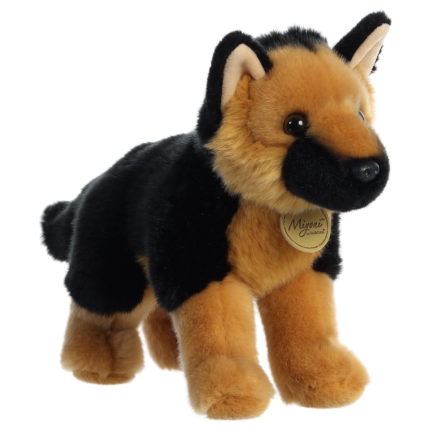 German Shepherd 10" Plush Dog, 10" by Aurora - Miyoni