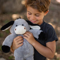 World's Softest Lushee 16 Inch Plush Gray Darly Donkey, Stufed Animal – detail view