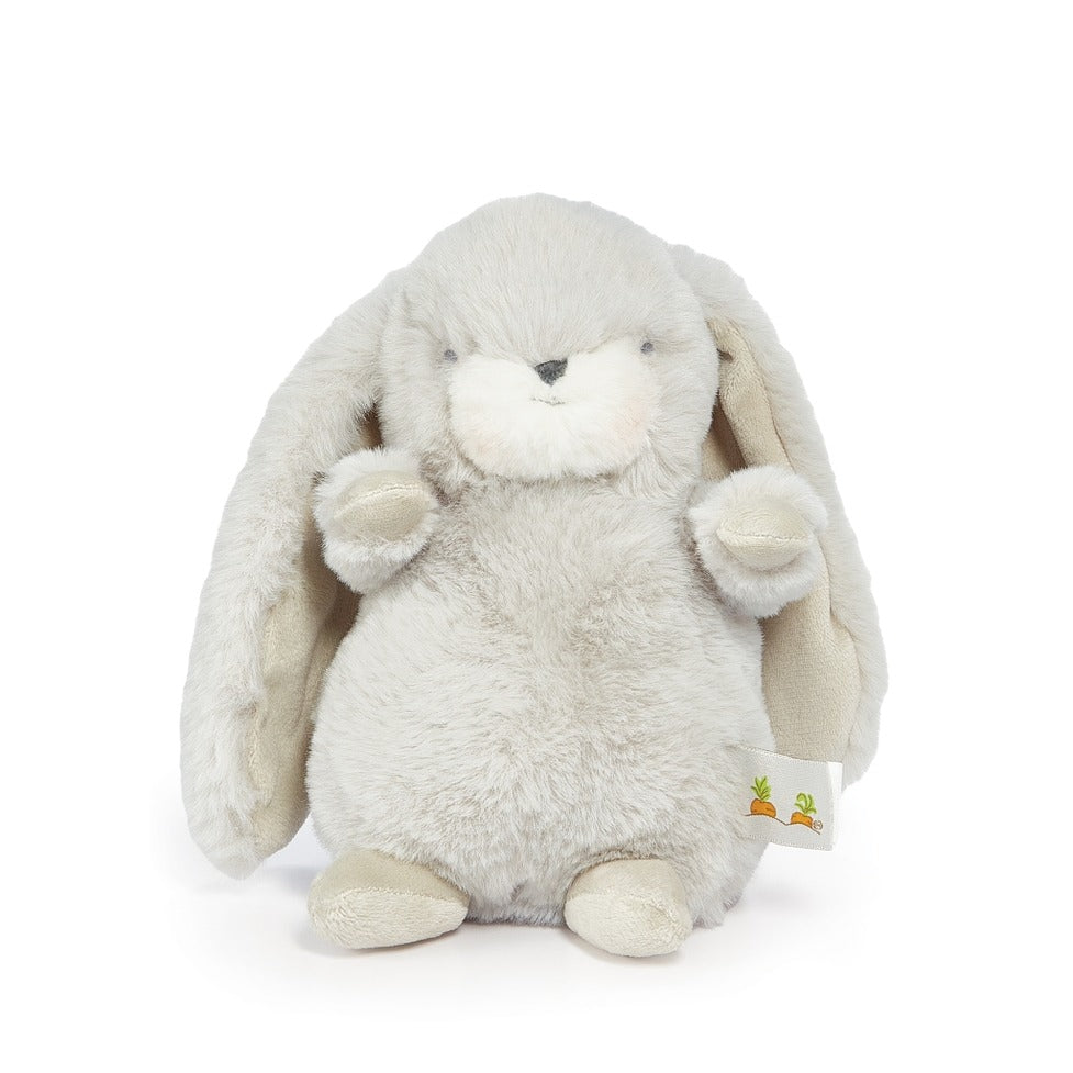 Bunnies By The Bay Tiny Nibble 8" Gray Plush Soft Bunny Rabbit, Stuffed Animal