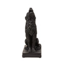 Ululanoctis Gothic Decor Dark Academia Cold Cast Resin Wolf Candle Holder