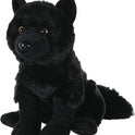 Wild Republic Cuddlekins Black Wolf, 12" Plush, Soft Stuffed Animal