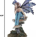 'Nice Fairy' Figurine on Mushroom by Faery Artist, Amy Brown Collection 6.25"