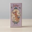 Levlovs Violet Mouse in Linen Purple Check Dress with Keepsake Box and Bedding