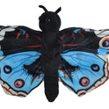 Wild Republic Plush Blue Pansy Butterfly Hugger, Plush Bracelet, Toy
