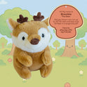 Woodland Weebis Plushees, Owl, Deer, Mushroom or Hedgehog Mini Plush Animal