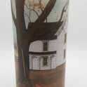 Billy Jacobs "Remember When" 8" Flameless LED Timer Pillar Candle, Fall Decor
