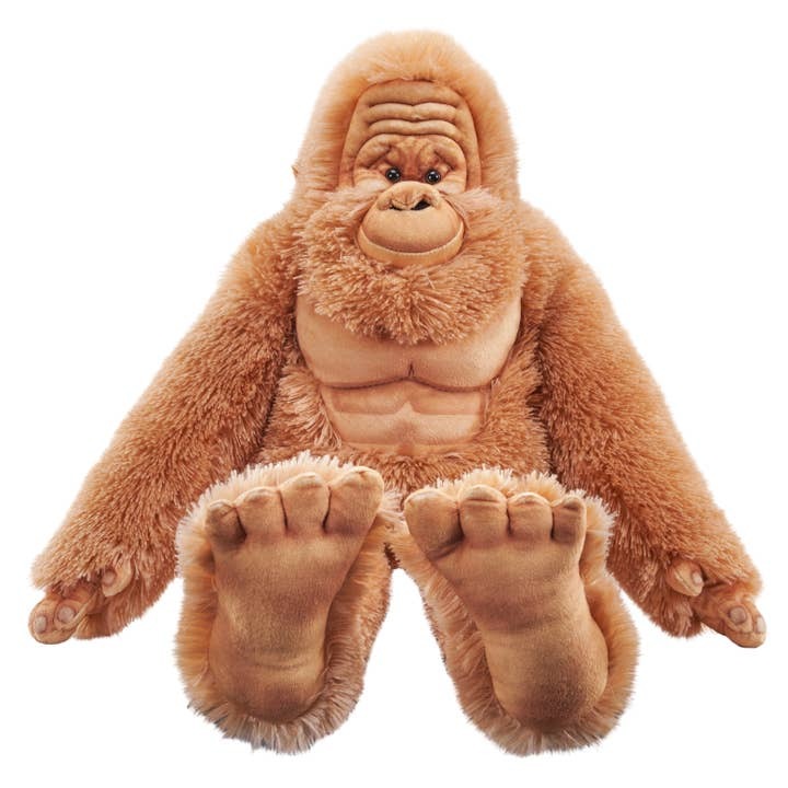 Wild Republic Plush Soft Large Artist Stuffed Bigfoot, Children's Plush Toy