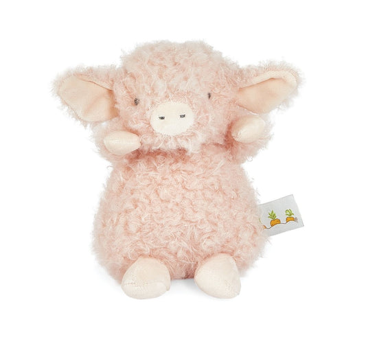 Bunnies By The Bay Wee Hammie Farm Pig, 8" Soft Pink Plush Stuffed Animal