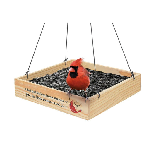 Enesco Izzy and Oliver Caring Cardinals Memory Bird Feeder 9.8″