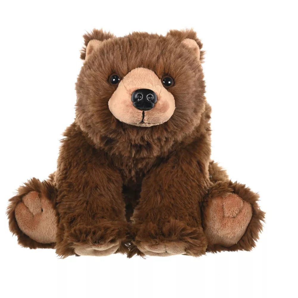 Wild Republic Cuddlekins Brown Bear, Plush Soft Stuffed Animal