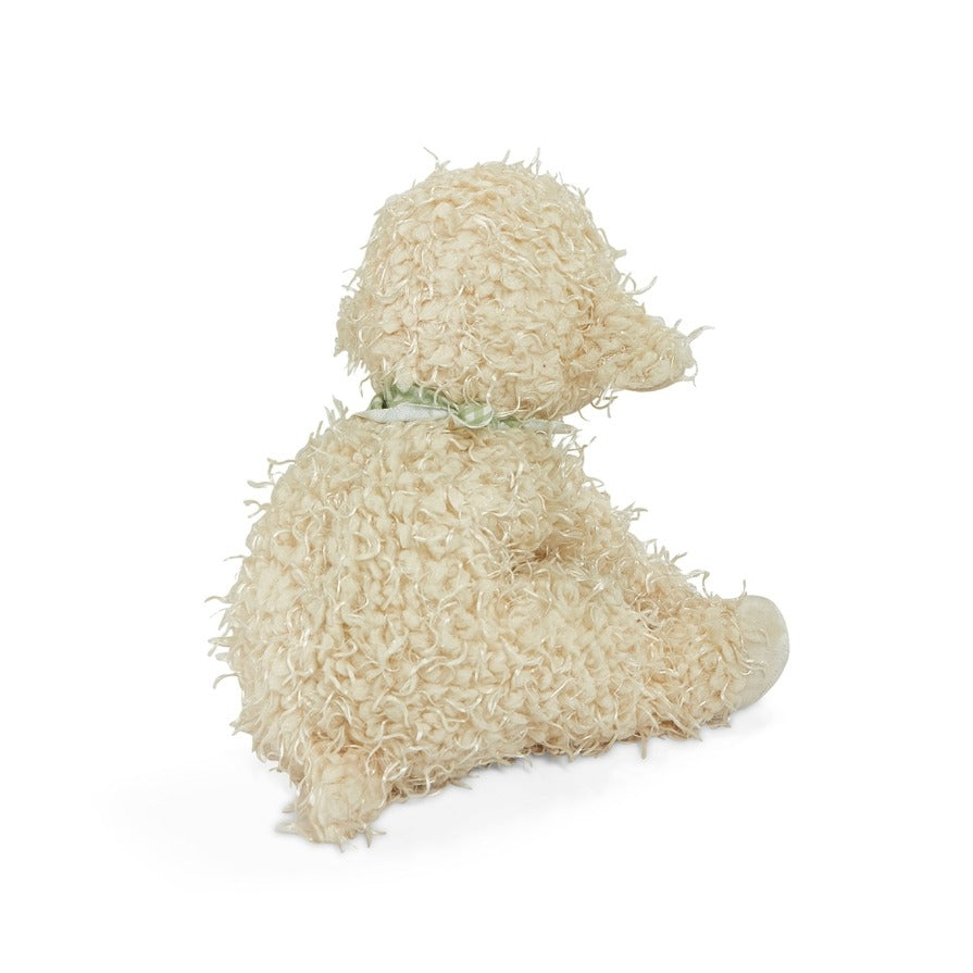Bunnies By the Bay Shep the Sheep in Green Check Scarf, Plush Stuffed Animal