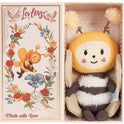Levlovs Bee Plush in Illustrated Collectible Keepsake Gift Box
