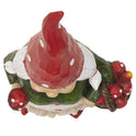 Granny Garden Gnome With Toadstool Basket, Small Statuette Garden Decor