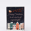 Twas the Night Before Christmas, C. Moore Holiday Themed 8" Ceramic Book Vase