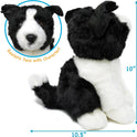 Borna The Border Collie, 11" Stuffed Animal Plush Puppy Dog Viahart