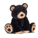 Bearington Collection Soft Plush Woody the Black Bear, 10 1/2" Stuffed Animal