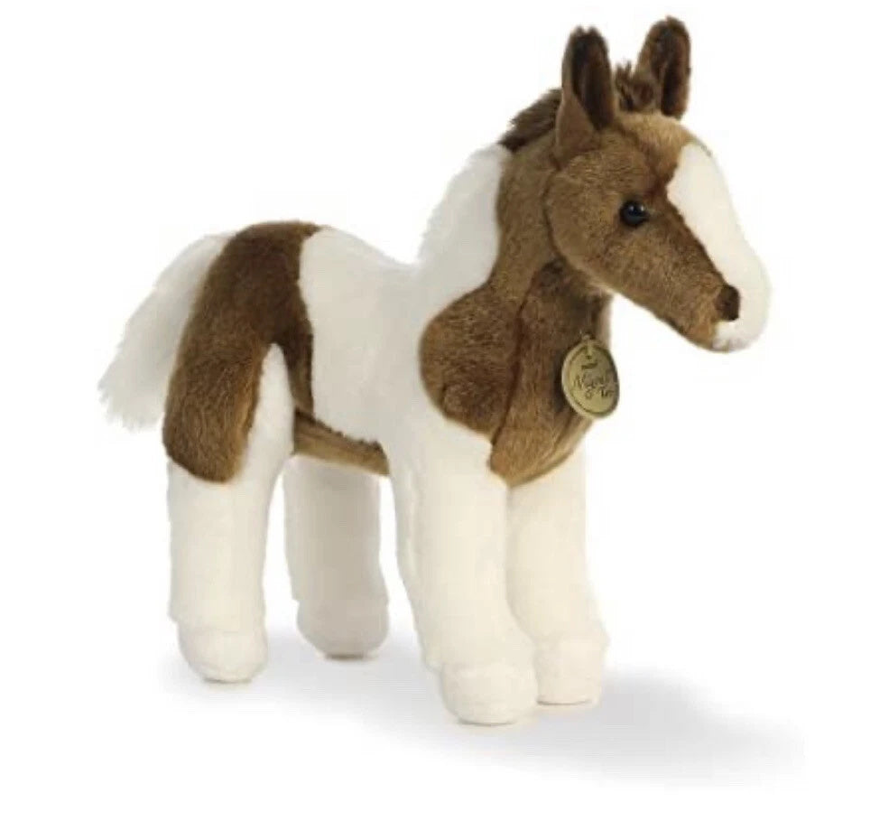 Aurora World Miyoni Pinto Foal Plush Horse, 11.5"
