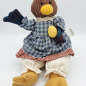 Barnyard Farmhouse Friends Dangle Legs Chicken 12" Plush Hen Fabric Shelf Sitter