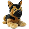 Gretchen the German Shepherd 14" Laying Plush Dog by Viahart Toy Co.