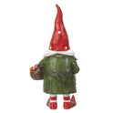 Granny Garden Gnome With Toadstool Basket, Small Statuette Garden Decor