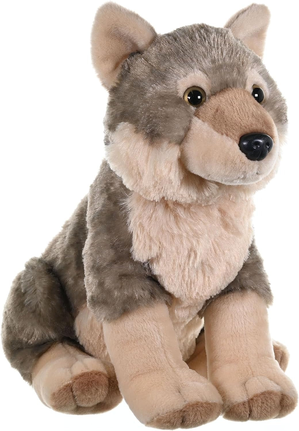 Wild Republic Cuddlekins Wolf, Plush Soft Stuffed Animal, 12"