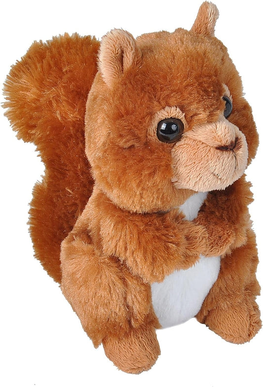 Wild Republic Red Squirrel 7"Stuffed Animal, Plush Toy, 7 inches