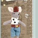 Levlovs Tiny Friends Cowboy Mouse with Bedding and Collectible Wild West Box