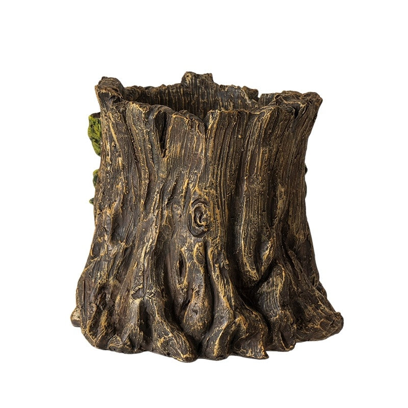 Enchanted Gaia Spirit Planter, 6" Floral Forest Goddess Tree Ent Sculpture