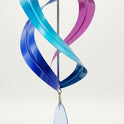 Bumblee Colorful Bee Wind Spinner Mobile with Blue Pendant, 34"