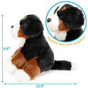 Bastien the Bernese Mountain Dog Plush Stuffed Puppy, Viahart