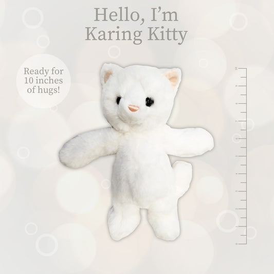 World's Softest Plush Karing Kitten, Lushee, Kitty Cat, 10" Stuffed Animal