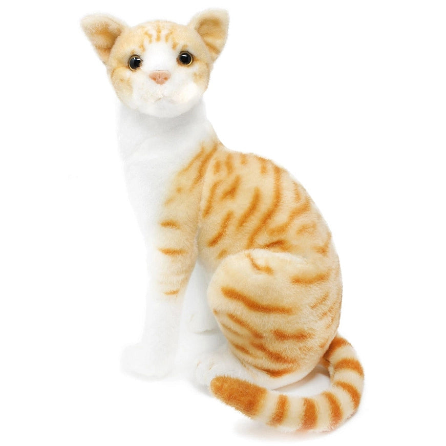 Tobias the Orange Tabby Kitty Cat, 13" Plush Stuffed Animal